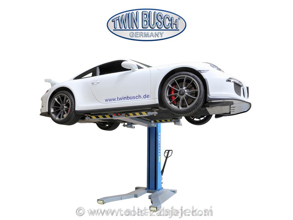 Electro-hydraulic single post lift 2,5T TWIN BUSCH