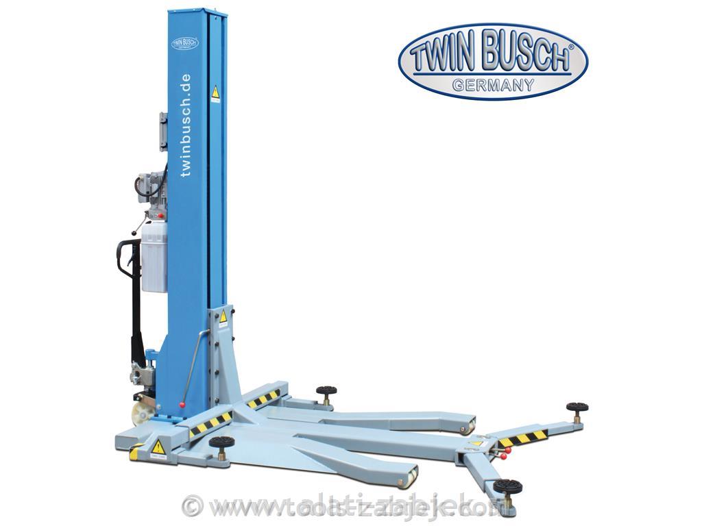 Electro-hydraulic single post lift 2,5T TWIN BUSCH