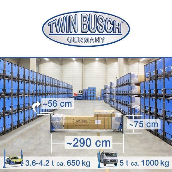 Electro-hydraulic two post lift 5T TWIN BUSCH