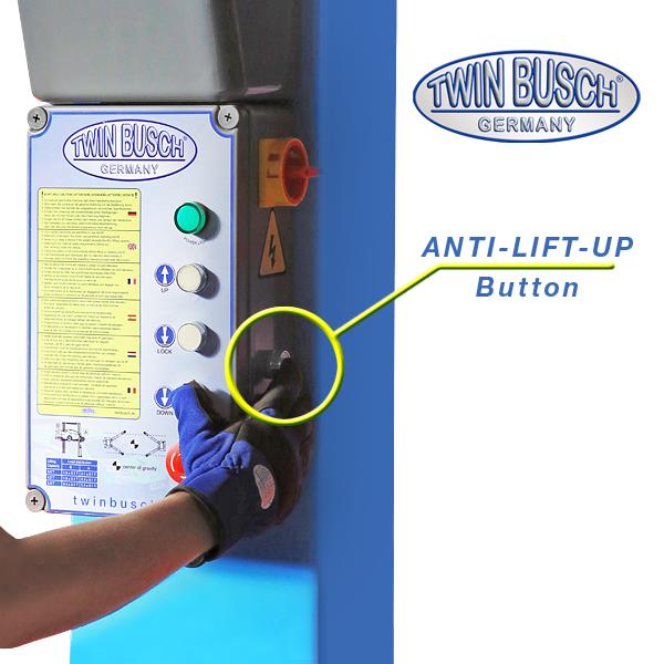 Electro-hydraulic two post lift 5T TWIN BUSCH