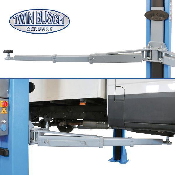 Electro-hydraulic two post lift with topconnection bar, 6T TWIN BUSCH