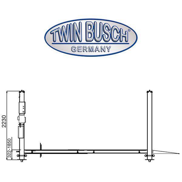Four post parking lift 3,6T TWIN BUSCH
