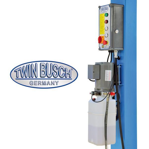 Electro-hydraulic four post lift 4,5T TWIN BUSCH