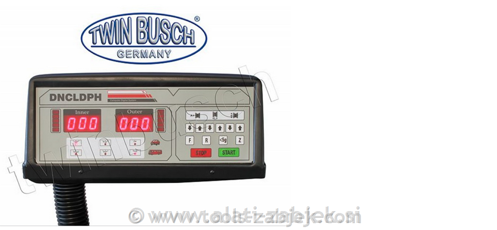 Wheel balancer for trucks TWIN BUSCH