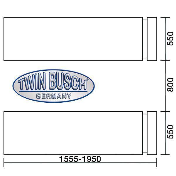 Electro-hydraulic scissor lift 3T TWIN BUSCH