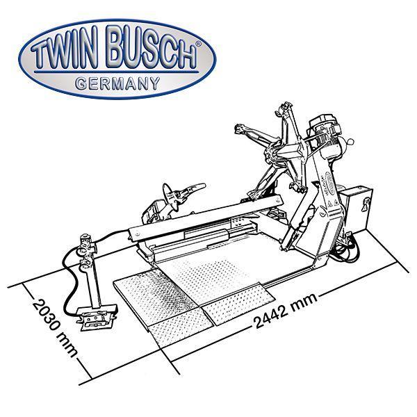 Tire changer for trucks TWIN BUSCH