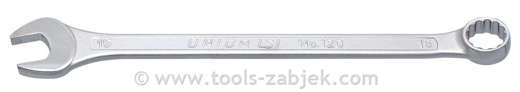 Combination spanner, long - 120/1 UNIOR