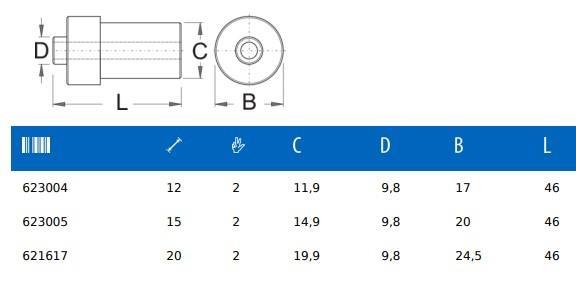 Hub insert for 1689 - 1689.3 UNIOR