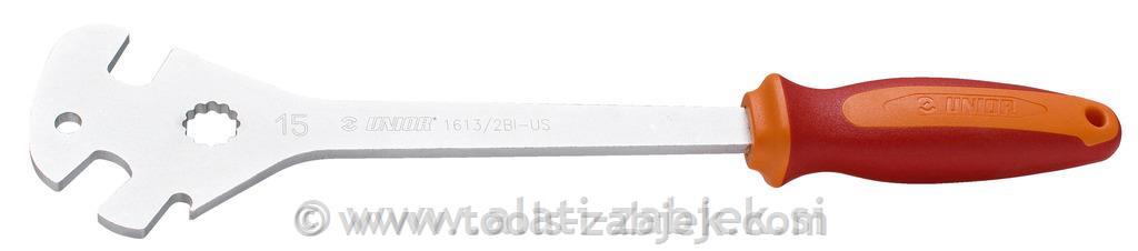 Wrench for pedals, professional - 1613/2BI UNIOR
