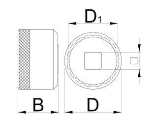 Bottom Bracket Socket BB9000 UNIOR