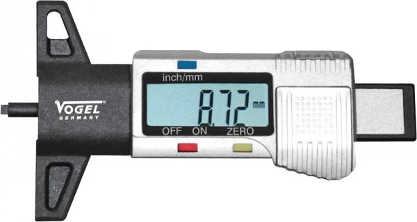Digital Tread Depth Gauge, 0 - 25 mm VOGEL