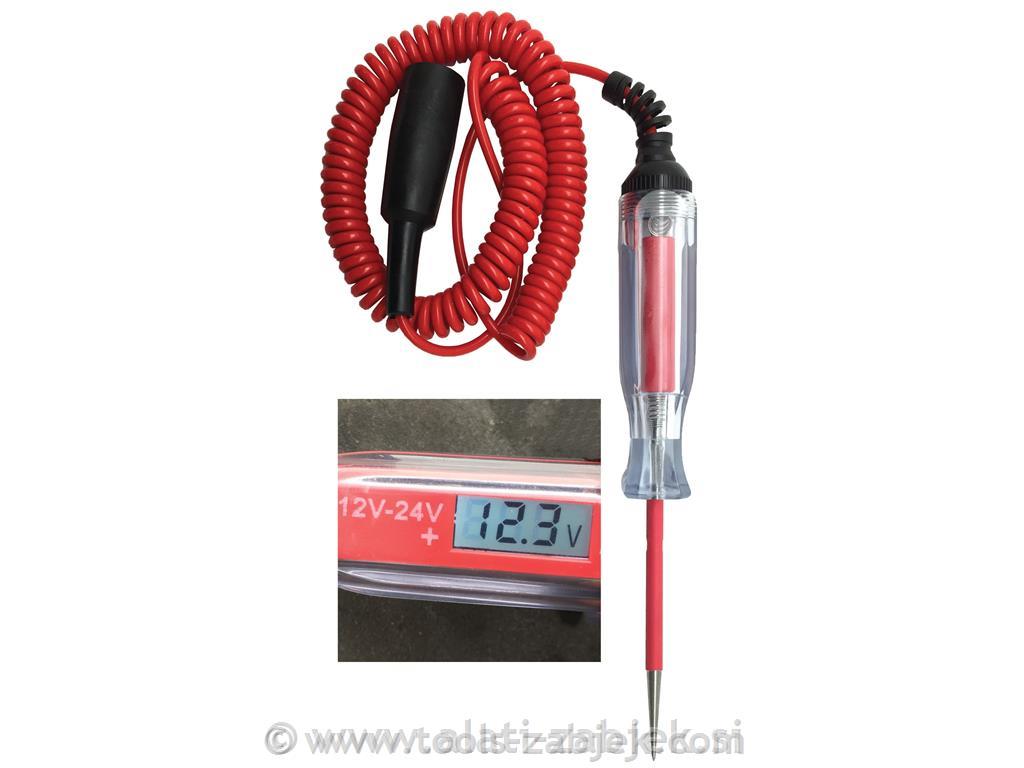 Voltage tester LCD 12-24V WELZH