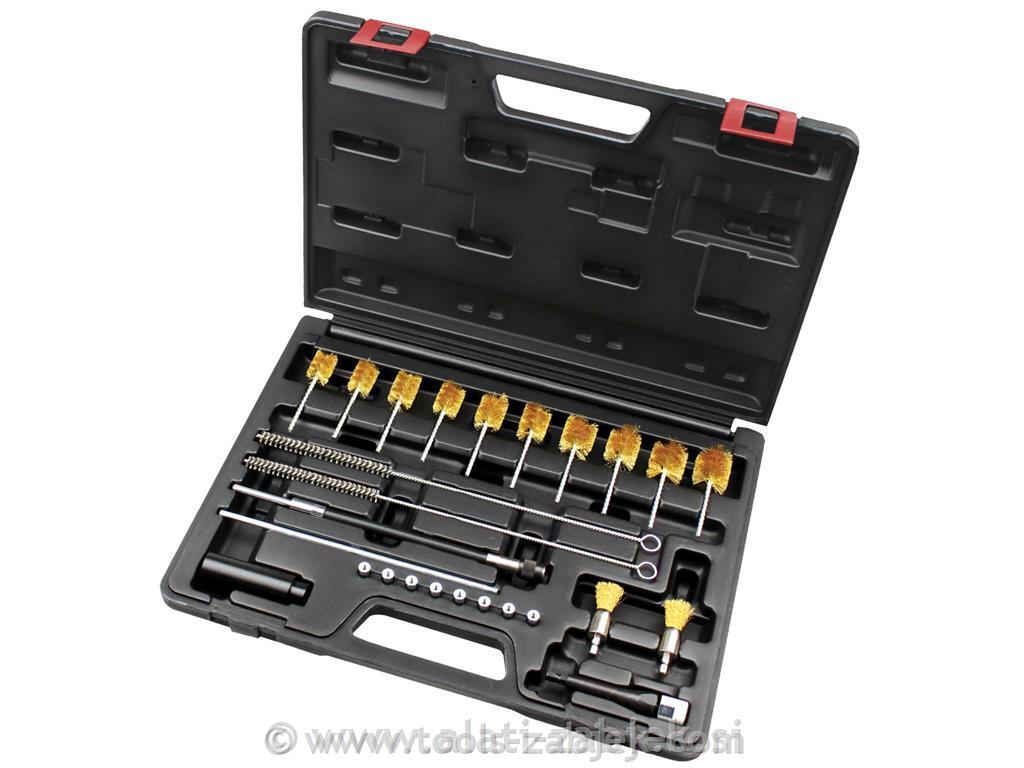 Injector Shaft Wire Brush Cleaning Set WELZH