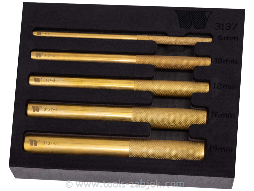 5-Piece Brass Punch Set 