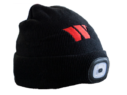 Cap with LED light - battery-powered WELZH
