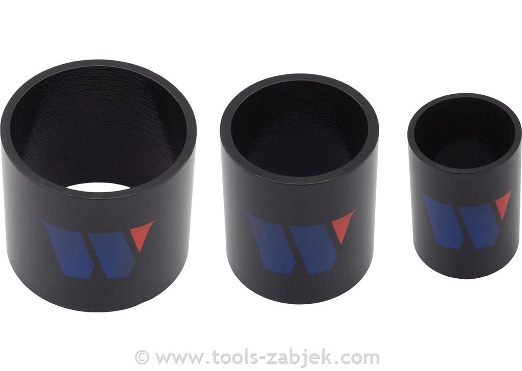 3-piece set of auxiliary nuts for bearings WELZH