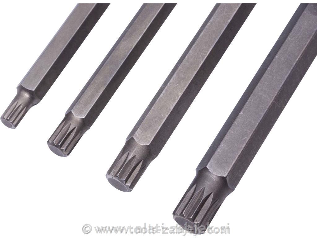 4-Piece Drive Shaft Splines M8 M10 M12 M14; 800mm Long WELZH