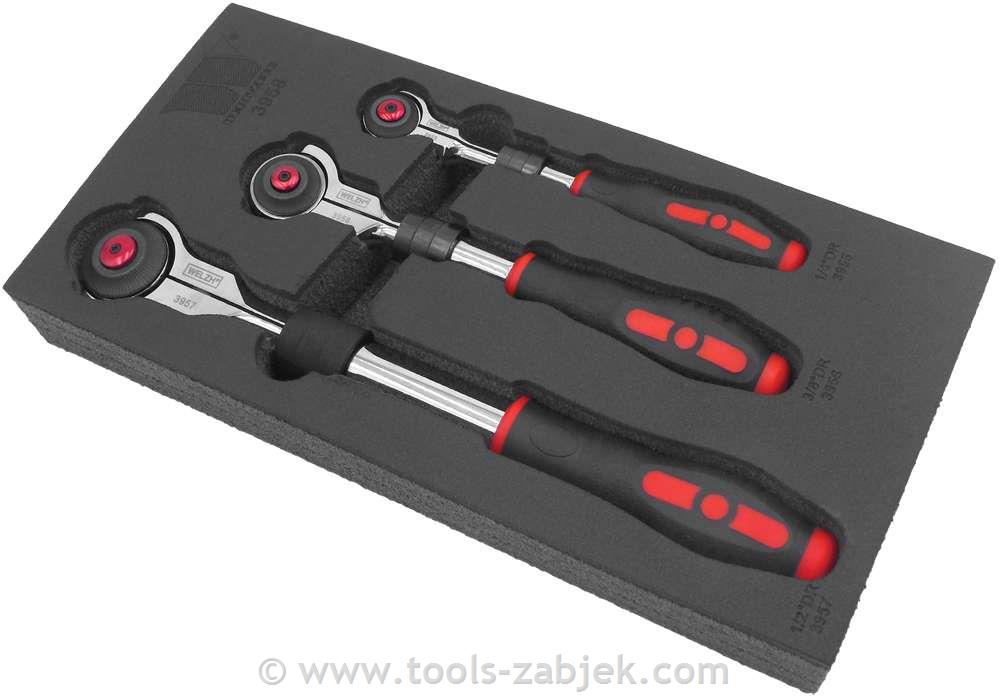 3-Piece Swivel Ratchet Set WELZH