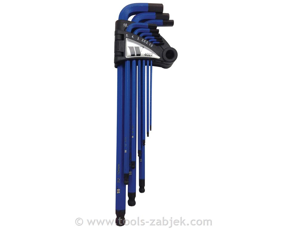 9-piece socket set 1-10 mm S2 WELZH