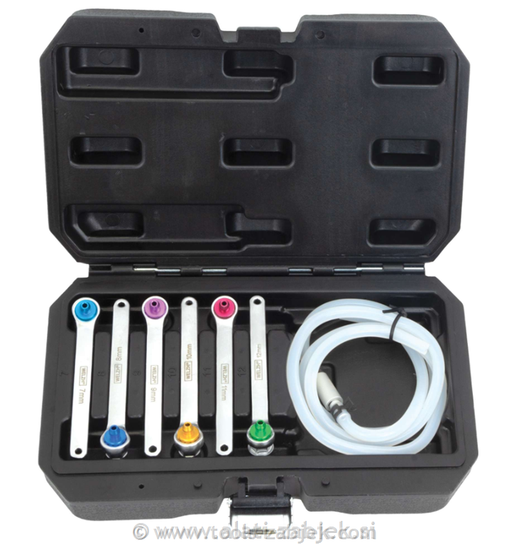 6-Piece Brake Bleeding Wrench Set WELZH