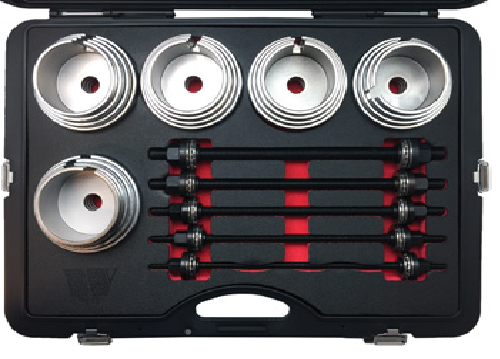 Universal set of bushings and threaded rods M10-M12 WELZH