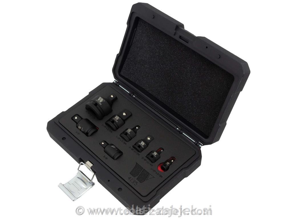 8-Piece Universal Impact Adaptor Set& Universal Joints WELZH