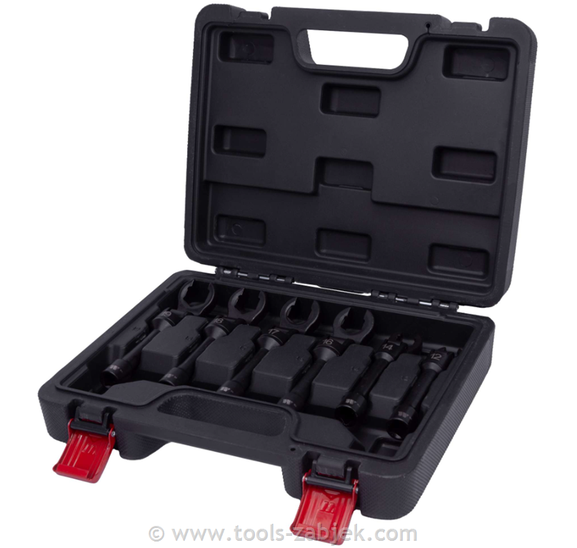 Diesel Injection Wrench Set; 12-19mm6-Piece 