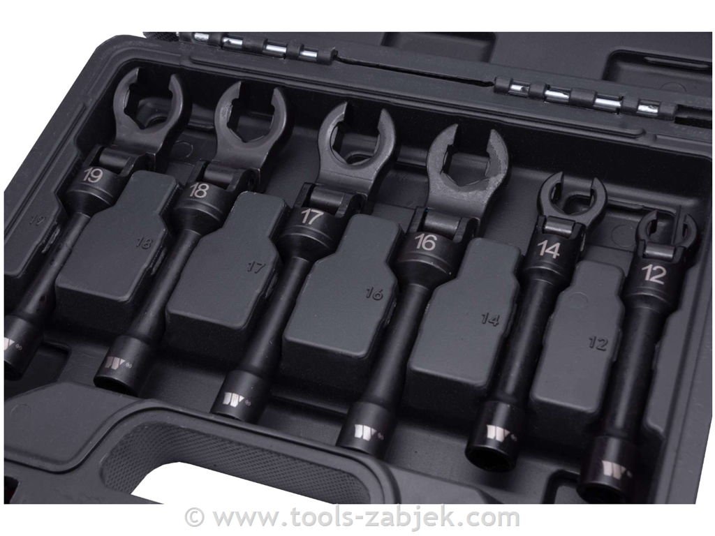 Diesel Injection Wrench Set; 12-19mm6-Piece 