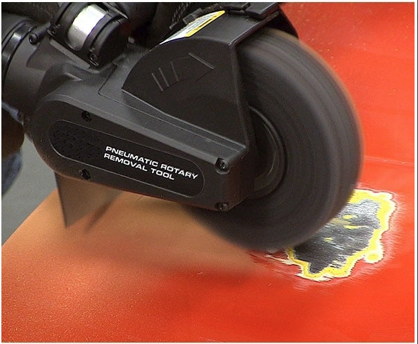 Pneumatic sander for surface preparationwith various attachments WELZH