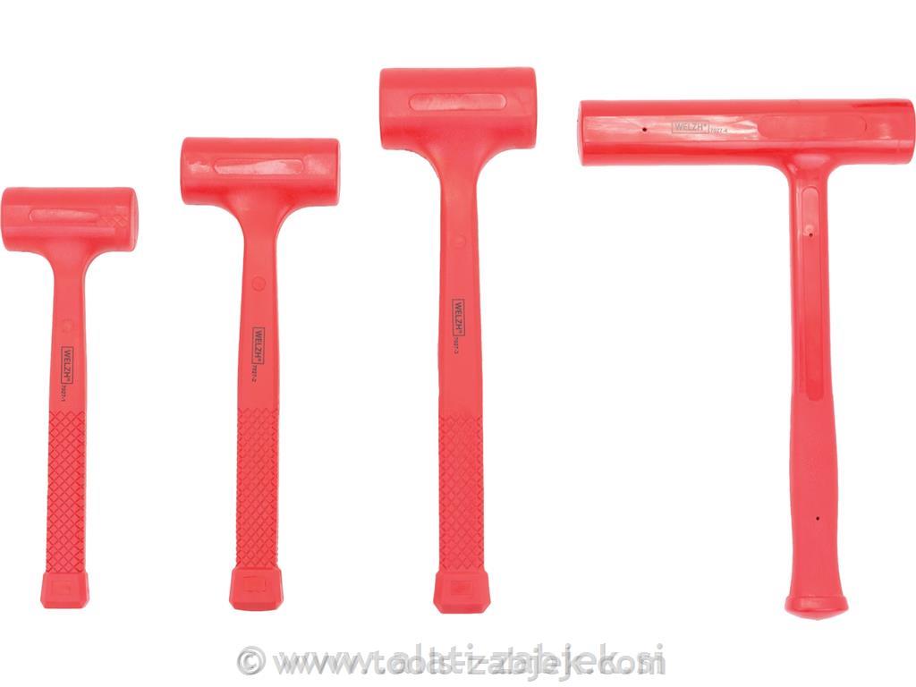 4-piece plastic hammer set WELZH