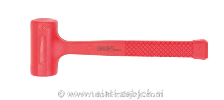 Rubber hammer 540 g WELZH