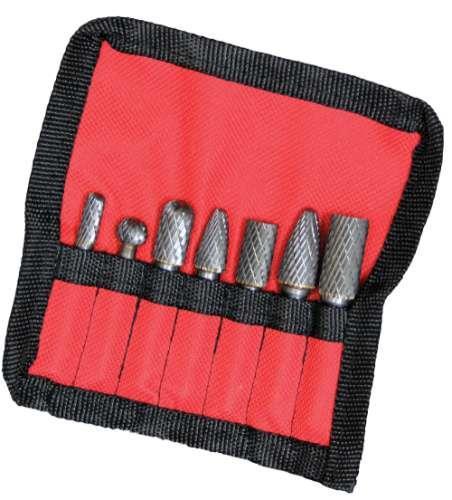 Burrs; Carbide, Short, 7-Piece, 6mm WELZH