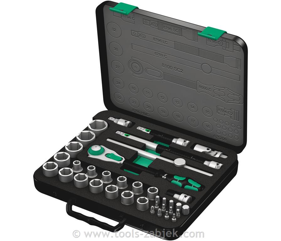 Zyklop Speed Ratchet Set 8100 SC, 37pcs WERA