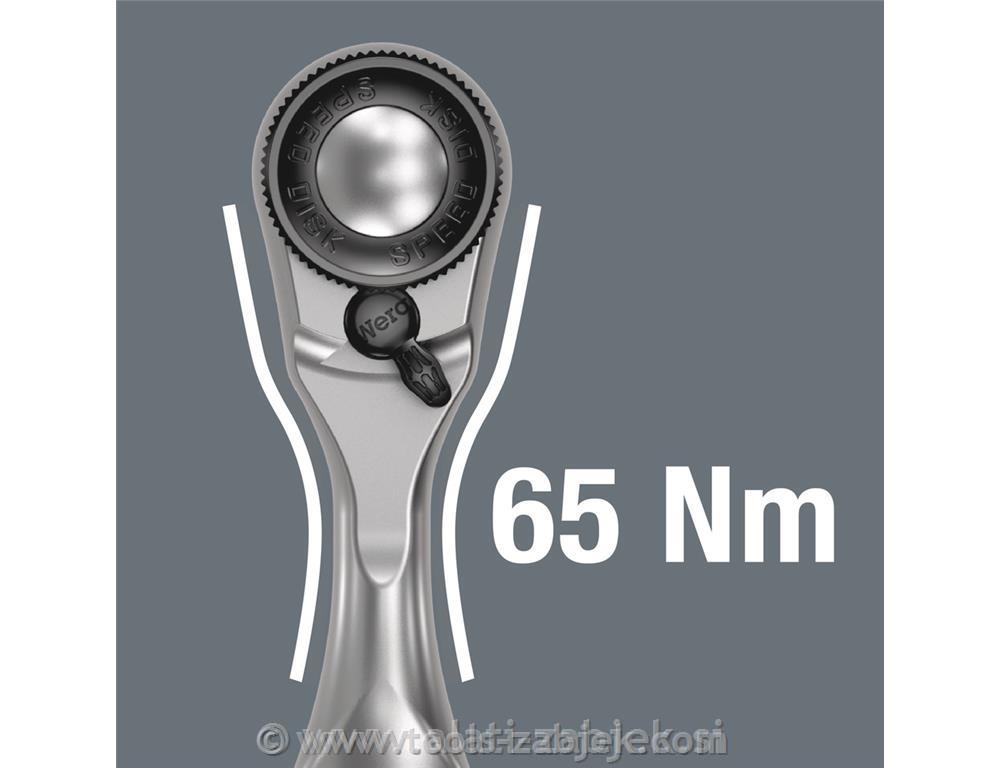 Zyklop Mini 3 ratchet with 1/4" drive WERA