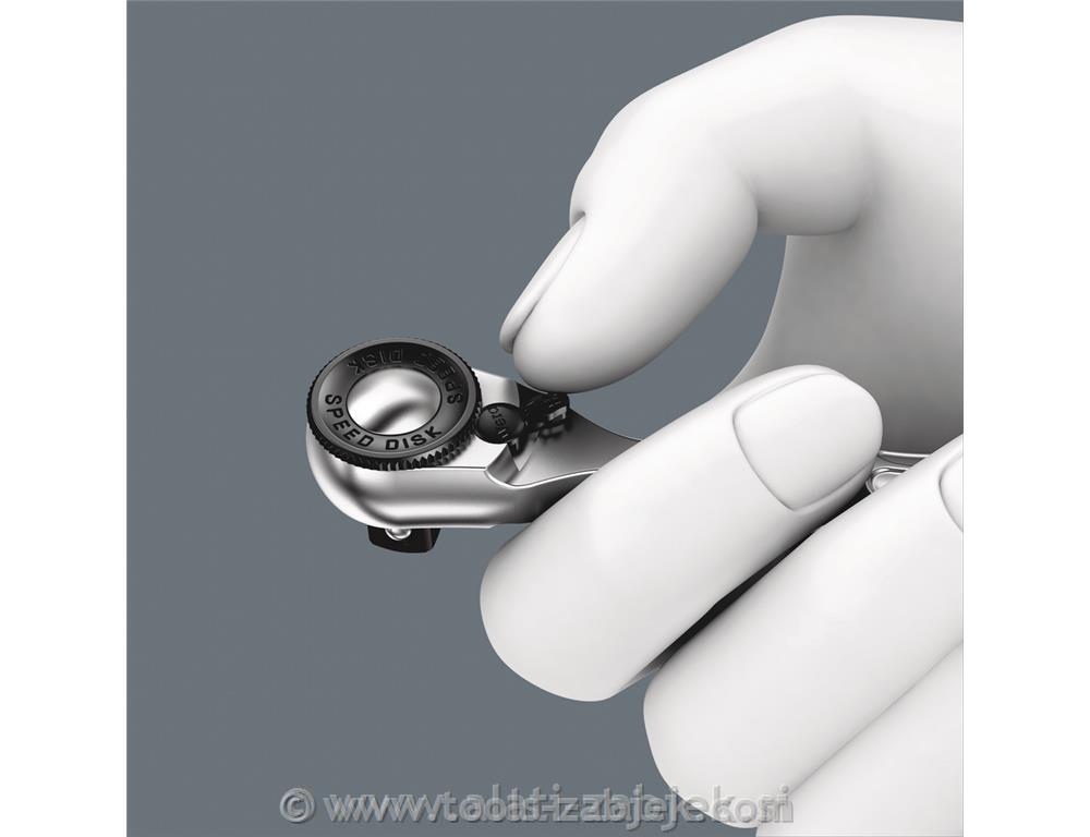 Zyklop Mini 3 ratchet with 1/4" drive WERA