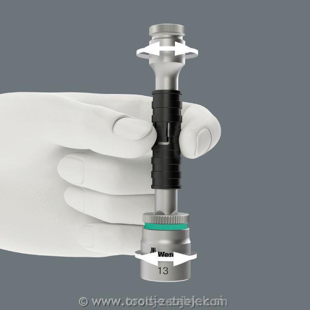 Zyklop extension with lock and swivel holder WERA