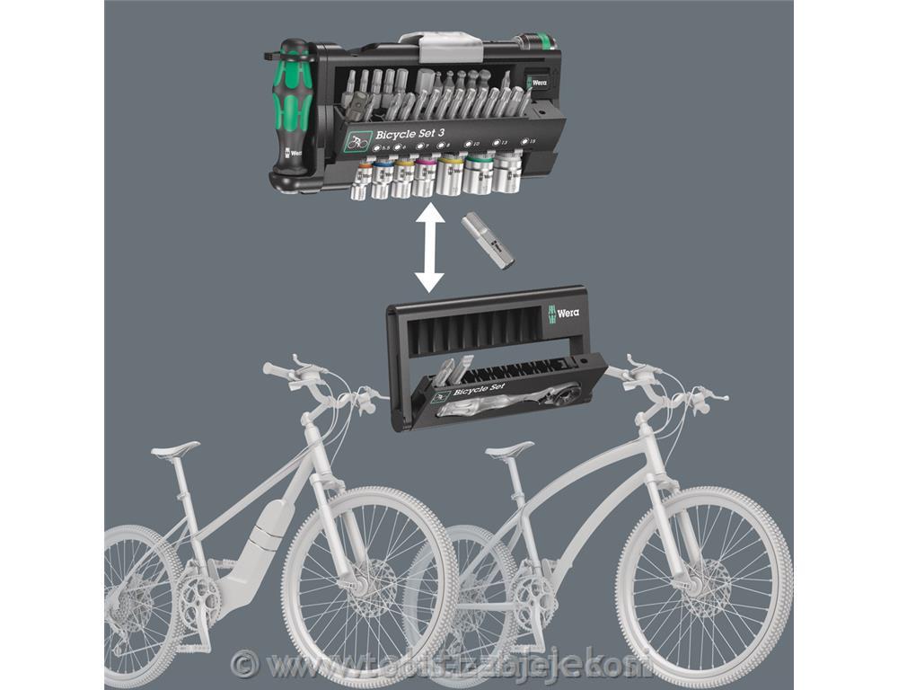 39-piece bicycle tool set WERA