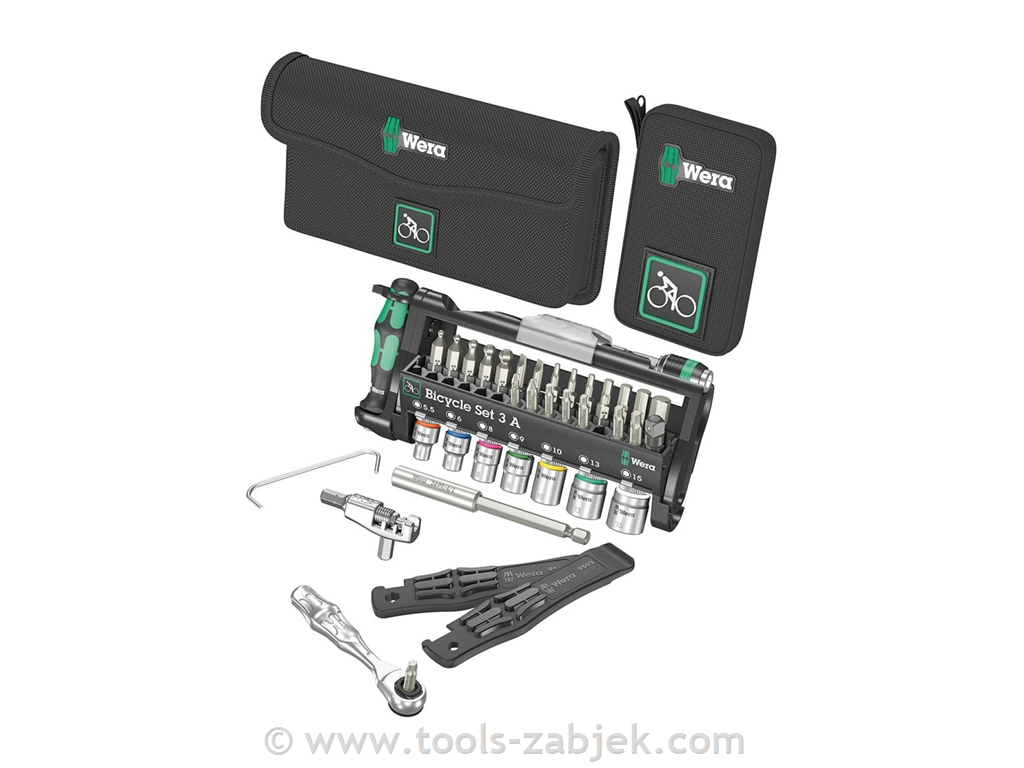 Kolesarski set 3A 40-delni WERA