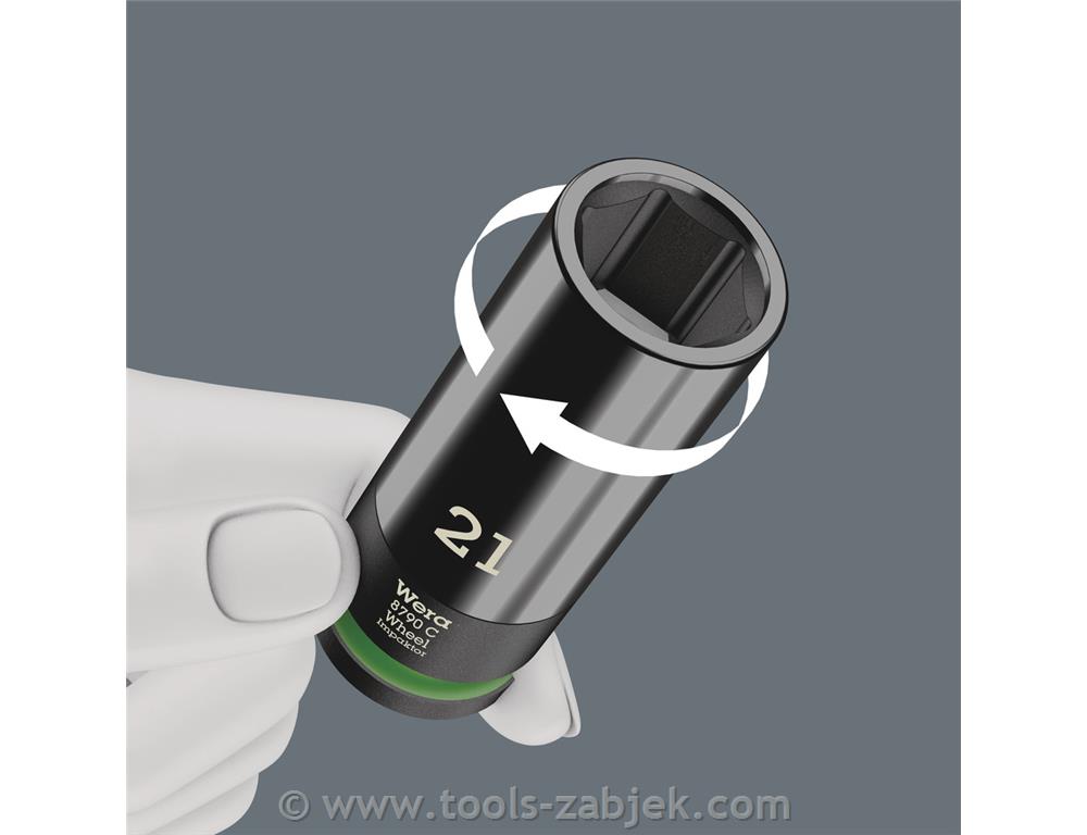 Socket set Wera Wheel Impaktor 1/2" WERA