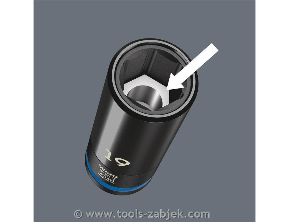 Socket set Wera Wheel Impaktor 1/2" WERA