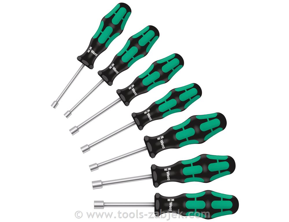 7-piece set of screwdrivers 395 HO/7 SM,external 6-point WERA