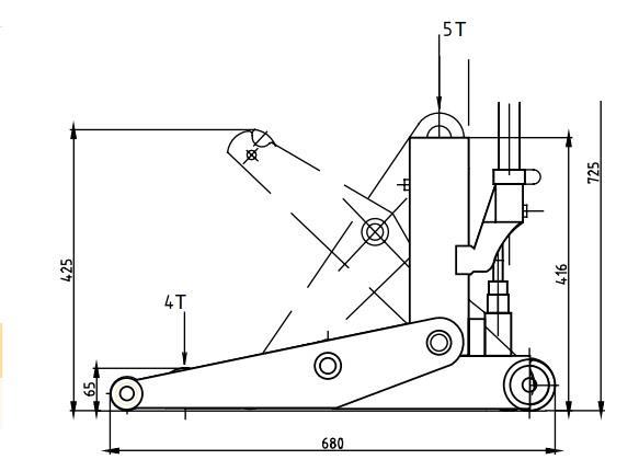 Hidravlična škarjasta dvigalka 4/5T WINNTEC
