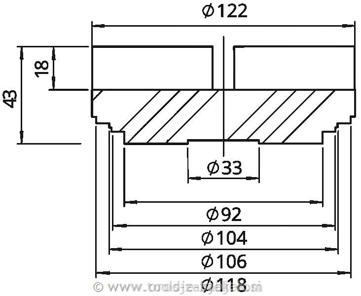Rubber mat for hydravlic jack WINNTEC