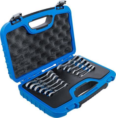 Ratchet Combination Wrench Set 8 - 19 mm BGS TECHNIC