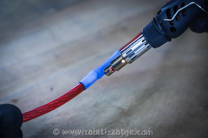 Mini Hot Gas Burner with Shrink Tubes BGS TECHNIC