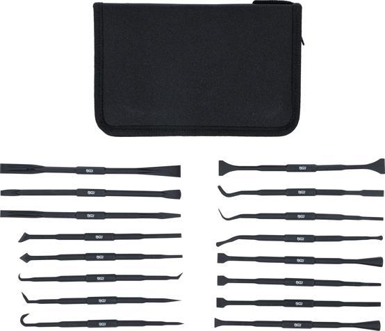 Plastic Scraper and O-Ring Set 16pcs. BGS TECHNIC