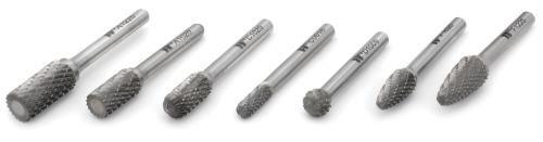 Burrs; Carbide, Short, 7-Piece, 6mm WELZH