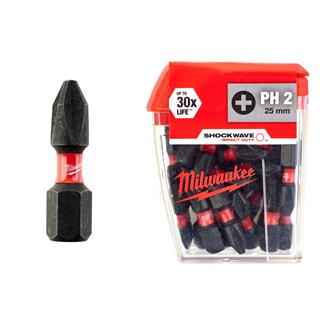 1/4" cross screwdriver bits SHOCKWAVE MILWAUKEE