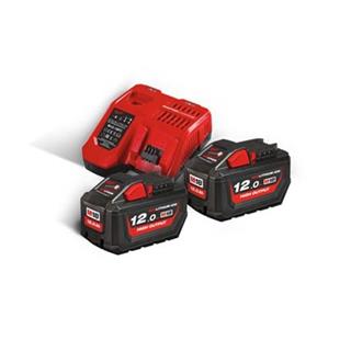 Set 2x battery and charger M18 HNRG-122 MILWAUKEE