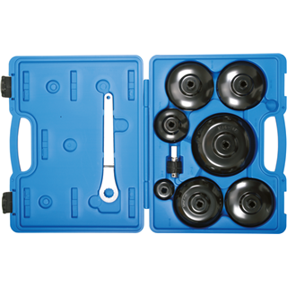 9-piece oil filter wrench set BGS TECHNIC